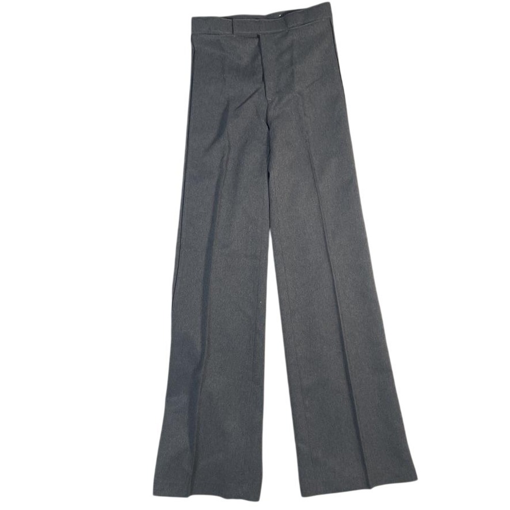 Vintage Angels Flight Dress Pants Mens 28x36 Gray 100% Dacron Made USA 70s NOS
